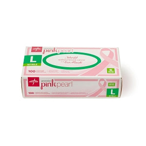 Medline Generation Pink Pearl Nitrile Exam Gloves - Generation Pink Pearl Powder-Free Nitrile Exam Gloves, Size L - PINK5086