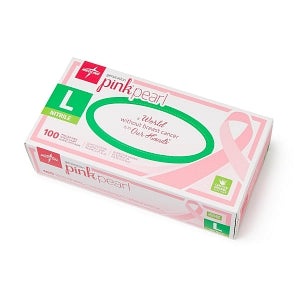 Medline Generation Pink Pearl Nitrile Exam Gloves - Generation Pink Pearl Powder-Free Nitrile Exam Gloves, Size L - PINK5086