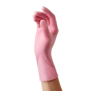 Medline Generation Pink 3G Synthetic Exam Gloves - Generation Pink 3G Powder-Free Synthetic Vinyl Exam Gloves, Size XS - PINK6073