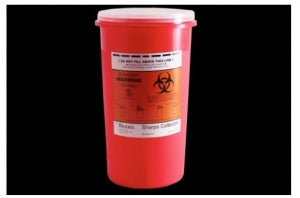 Pinestar 3.2 Quart Sharps Containers - CONTAINER, SHARPS, RED, 3.2 QUART - 039-413