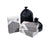 Inteplast Group Black Star Can Liners - Liner, 24" x 23", 0.35 mil, 10 gal., Black - B72410XK