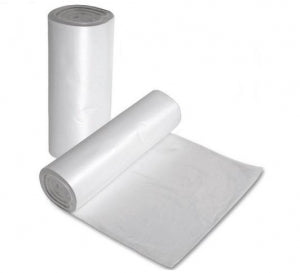 Inteplast Group Mighty Tough Can Liners - Can Liner, 40" x 46", 0.85 Mil, 40-45 gal., White - MT482XW