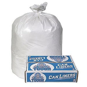 Inteplast Group High Density Liners - High Density Liner, 33" x 45", 1.4 Mil, White - VMT4514XW