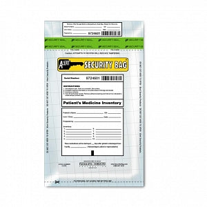 Packaging Horizons Patient's Medicine Bags - Medication Bag, Clear, 9" x 12" - 912PM-250