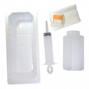 Pocket Nurse Dover Piston Irrigation Syringe Tray - Irrigation Tray with Piston Syringe, for Educational Use Only - 05-59-8800