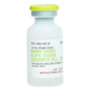 Pocket Nurse Demo Dose Sodim Chloride - Demo Dose Sodim Chloride, 0.9%, 10 mL, for Instructional Use Only, Not for Human or Animal Use - 06-93-0528