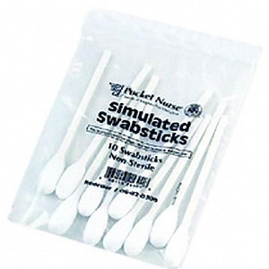 Pocket Nurse Simulated SwabSticks - Simulated Swab Stick, Dry, for Instructional Use Only, Not for Human or Animal Use - 05-02-1301