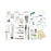 Pocket Nurse Pediatric Crash Cart Drawer 1 Refill Kits - CART, DRAWER, 5, REFILL, KIT - 06-44-7505