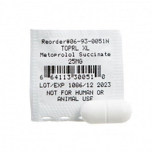 Pocket Nurse Demo Dose Toprl XL - Demo Dose, Toprol Xl, 25 mg Simulated Medication, for Instructional Use Only, Not for Human or Animal Use - 06-93-0051