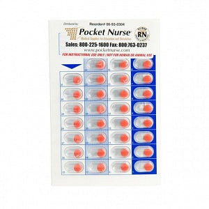 Pocketnurse Demo Dose Long Term Fe 65 mg Medication Packs - Demo Dose Long-Term Iron (Fe) Simulated Medication, for Instructional Use Only, Not for Human or Animal Use - 06-93-0304