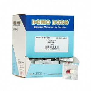 Pocket Nurse Demo Dose Temazepm (Restorl) - Demo Dose, Temazepm Restorl Simulated Medication, for Instructional Use Only, Not for Human or Animal Use - 06-93-0723