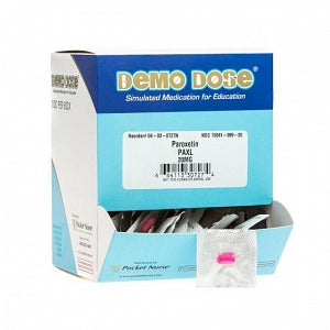 Pocket Nurse Demo Dose PARoxetin Hydrochlorid (Paxl) - Paroxetin Demonstration Dose, for Instructional Use Only, Not for Human or Animal Use - 06-93-0727