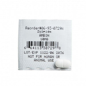 Pocket Nurse Demo Dose Zolpidm Tartrat (Ambin) - Demo Dose, Zolpidem Tartrate Simulated Medication, for Instructional Use Only, Not for Human or Animal Use - 06-93-0729