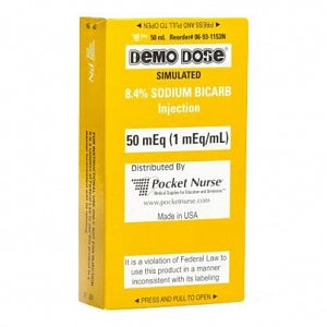 Pocket Nurse Demo Dose Sodim Bicrb - Sodim Bicarb Demonstration Dose, for Instructional Use Only, Not for Human or Animal Use - 06-93-1153