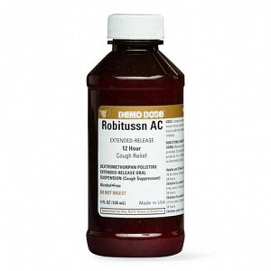 Pocket Nurse Demo Dose Robitussn AC - Robitussn AC Demonstration Dose, for Instructional Use Only, Not for Human or Animal Use - 06-93-1363