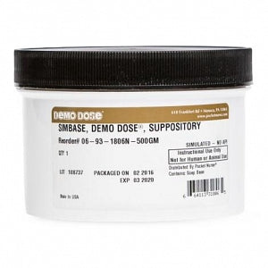 Pocket Nurse Demo Dose Simbase Suppository - Demo Dose Simbase Suppository, for Instructional Use Only, Not for Human or Animal Use - 06-93-1806