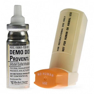 Pocketnurse Demo Dose ProVentl HFA Aersol Inhaler - Demo Dose ProVentl HFA Aersol Inhaler, Ships ORMD, for Instructional Use Only, Not for Human or Animal Use - 06-93-2903