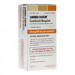 Pocketnurse Demo Dose Combivnt Aersol Inhaler - Demo Dose Combivnt Aersol Inhaler, Ships ORMD, for Instructional Use Only, Not for Human or Animal Use - 06-93-2904