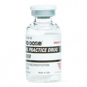 Pocket Nurse Demo Dose Steril Practice Drug Powder - Demo Dose Steril Practice Drug Powder, 20/mL, for Instructional Use Only, Not for Human or Animal Use - 06-93-4020