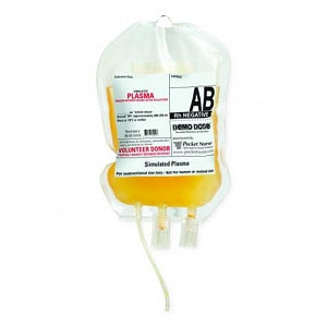 Pocket Nurse Demo Dose Simulated FFP - Demo Dose Ffp, Ab Rh Negative Simulated Simulated Medication, for Instructional Use Only, Not for Human or Animal Use - 06-93-6100