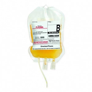 Pocket Nurse Demo Dose Simulated FFP - Demo Dose Ffp, B Rh Negative Simulated Simulated Medication, for Instructional Use Only, Not for Human or Animal Use - 06-93-6102