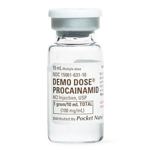 Pocket Nurse Demo Dose Procainamid Procn - Demo Dose Procainamid Procn, 10mL, for Instructional Use Only, Not for Human or Animal Use - 06-93-6936