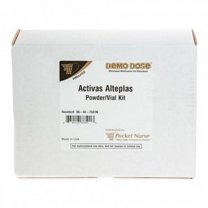 Pocketnurse Demo Dose Activas Alteplas Powder Vial Kit - Demo Dose Activas Alteplas Powder Vial Kit, for Instructional Use Only, Not for Human or Animal Use - 06-93-7501