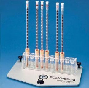 Polymedco Sediplast Erythrocyte Sedimentation Rate (ESR) Test - Sediplast Acrylic Rack - S-1045