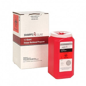 Post Medical Sharps Disposal Mail-Back Kits - Sharps Retrieval Kit, 1.5 qt., 2/Pack - PMSA-1Q