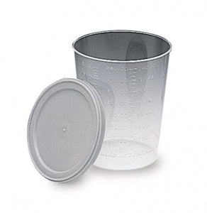 Inteplast Nonsterile Specimen Containers - Specimen Container with Gray Lid, Nonsterile - 4220