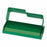 Premier Dental Products Friction Grip Dental Bur Blocks - Aluminum 2-Striper Bur Block with 17 Holes, Green - 9051024