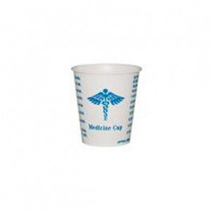 Dart Container Corporation Paper Medicine Cup - Graduated Medicine Cup, Paper, 3 oz. - SOL-R3MED