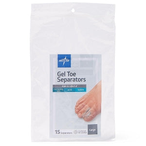 Medline Gel Toe Separators - GEL TOE SEPARATORS, LG, 15/PK - POD14213L