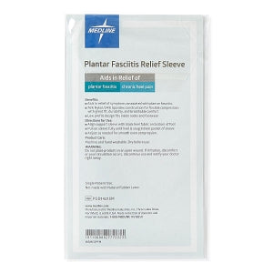 Medline Plantar Fasciitis Relief Sleeve - Black Plantar Fasciitis Sleeve, One, Size M (Men's 6-9.5/Women's 7-10.5) - POD14215M