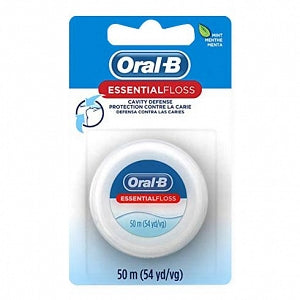 P&G Oral B Essential Floss - SatinFloss Wax Mint Oral B Dental Floss, 55 Yd. - 20300410825731