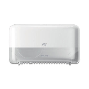 Essity Professional Hygiene Tork Elevation Coreless High Capacity Bath Tissue Dispensers - Tork 473200 Coreless Elevation High-Capacity Bath Tissue Dispenser, White, 8.228" H x 14.173" W x 35.078" D, for Tork 472886 - 473200