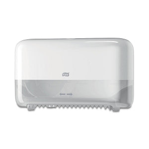 Essity Professional Hygiene Tork Elevation Coreless High Capacity Bath Tissue Dispensers - Tork 473200 Coreless Elevation High-Capacity Bath Tissue Dispenser, White, 8.228" H x 14.173" W x 35.078" D, for Tork 472886 - 473200