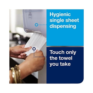 Essity Tork Elevation Matic Hand Towel Roll Dispensers - Tork 5510202 Elevation Matic Paper Hand Towel Roll Dispenser, White, 14.65" H x 13.2" W x 8.1" D, for Tork 290087, 290088, 290089, 290092A, 290094, 290095, 290096 - 5510202