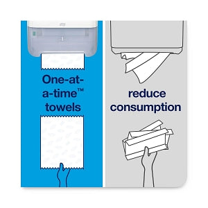 Essity Tork Elevation Matic Hand Towel Roll Dispensers - Tork 5510202 Elevation Matic Paper Hand Towel Roll Dispenser, White, 14.65" H x 13.2" W x 8.1" D, for Tork 290087, 290088, 290089, 290092A, 290094, 290095, 290096 - 5510202