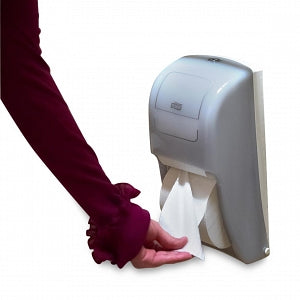 Essity Tork Elevation High Capacity Bath Tissue Dispensers - Tork Elevation 555620 High Capacity Bath Tissue Dispenser, Plastic, White, 14.2" H x 6.3" W x 6.46" D, for Tork 110292A or 110291A - 555620