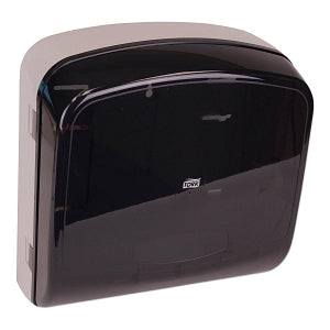 Essity Professional Tork Multifold Hand Towel Dispensers - Tork 78T1 Multifold Hand Towel Dispenser, Plastic, Smoke / Gray, 13.0" H x 12.36" W x 5.18" D, for Tork MB550A, MB640, MK530A, MK520A - 78T1