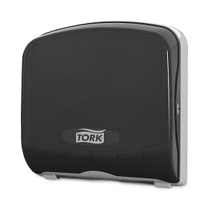 Essity Professional Tork Multifold Hand Towel Dispensers - Tork 78T1 Multifold Hand Towel Dispenser, Plastic, Smoke / Gray, 13.0" H x 12.36" W x 5.18" D, for Tork MB550A, MB640, MK530A, MK520A - 78T1