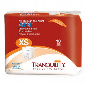 Principle Business Enterprises Tranquility ATN Adult Incontinence Briefs - Tranquility ATN Adult Disposable Incontinence Briefs, Size XS - 2183