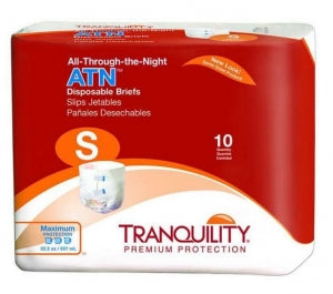 Principle Business Enterprises Tranquility ATN Adult Incontinence Briefs - Tranquility ATN Adult Disposable Incontinence Briefs, Size S - 2184