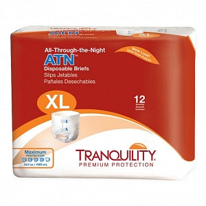 Principle Business Enterprises Tranquility ATN Adult Incontinence Briefs - Tranquility ATN Adult Disposable Incontinence Briefs, Size XL - 2187