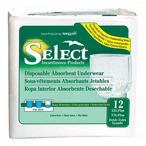 Principle Tranquility Select Disposable Absorbent Underwear - Tranquility Underwear, Disposable, Absorbent, Select, Size 2XL - 2608