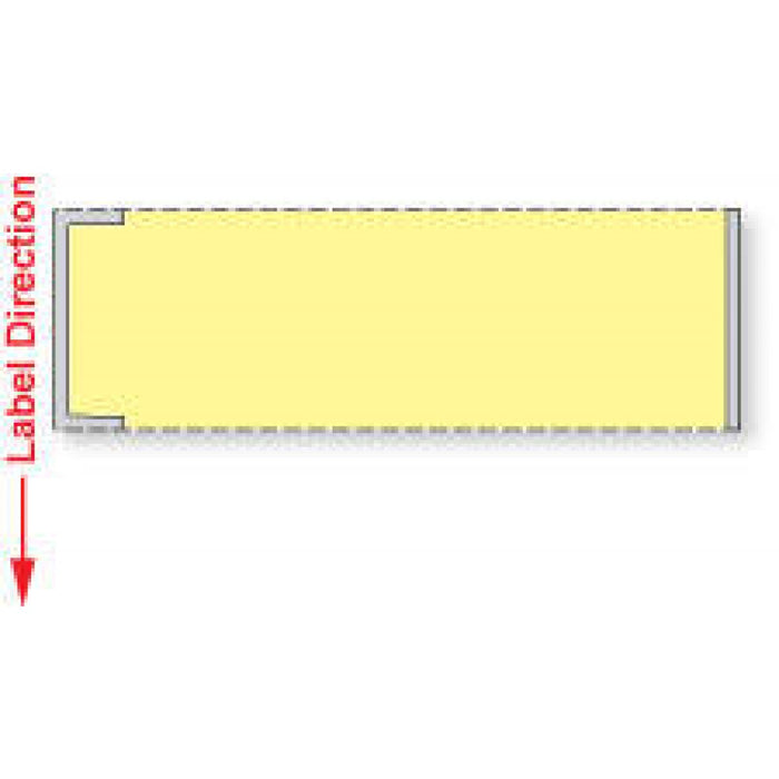 Label Mckesson/Hboc Direct Thermal Paper Permanent 3" Core 3 1"/2" X 1 Yellow 5000 Per Roll, 2 Rolls Per Case