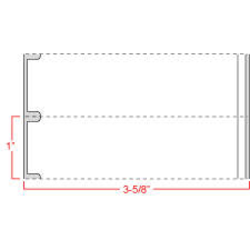 Label Cerner Direct Thermal Piggyback Paper Permanent 3" Core 3 1"/2" X 1 White 4000 Per Roll, 8 Rolls Per Case