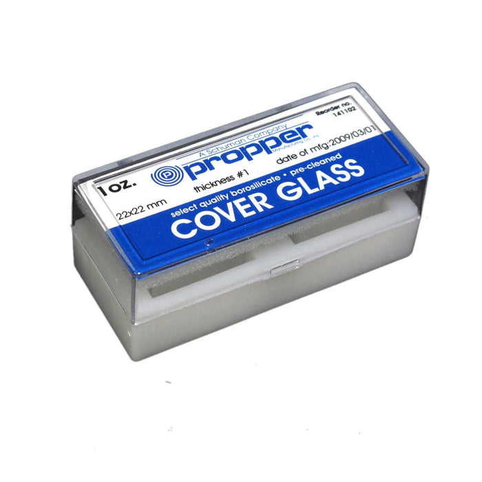 Select Glass Cover, Square, 22 x 22mm, 10 oz.