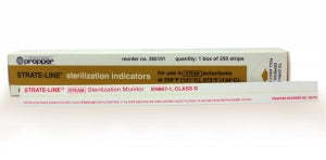 Propper Strate-Line Steam Sterilization Strips - Strate-Line Steam Sterilization Indicator Strip, 8" - 265101